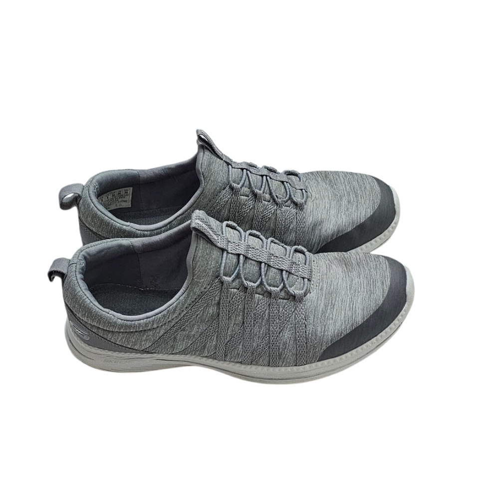 Skechers Memory Foam Women's Gray Sneakers - Picture 4 of 7